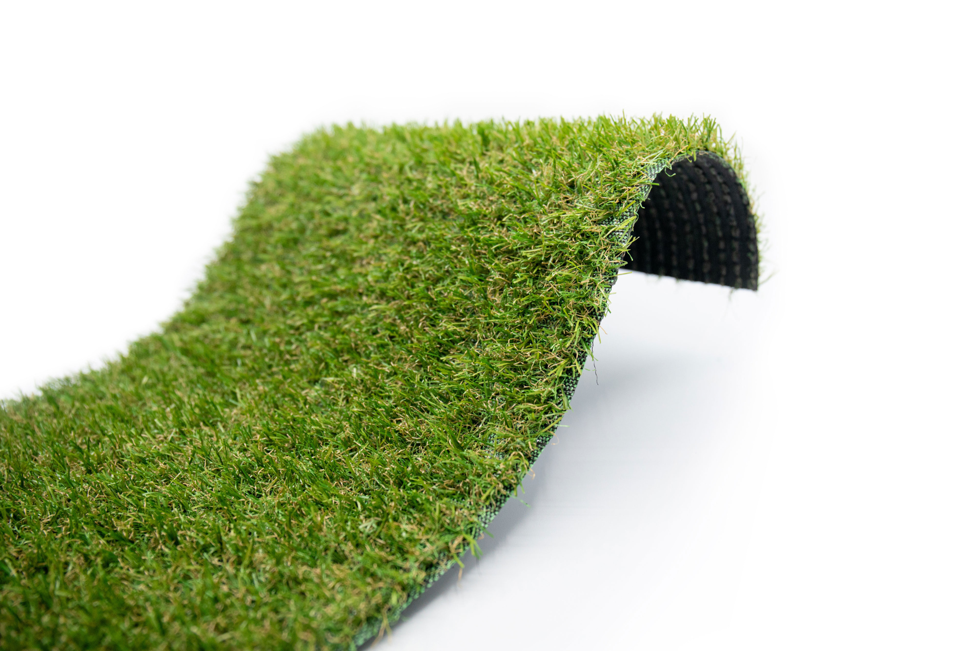 Gazon Brunch 18mm en courbe, gazon synthétique économique pour balcon ou terrasse