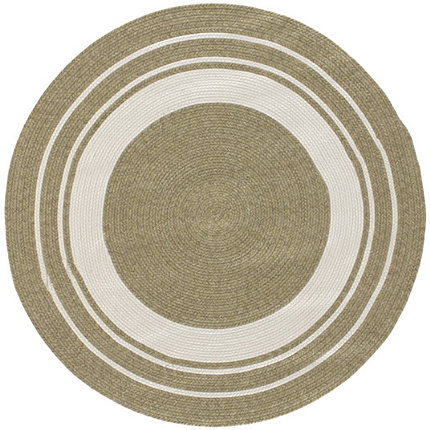 Les aspects naturels - Tapis d'extrieur rond Jute tresse