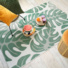 Tapis dextrieur tendance vert maximaliste - salon