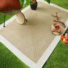 Tapis dextrieur aspect naturel Jute tresse - jardin