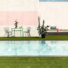 Gazon synthétique durable Little Green 35 mm - aménagement piscine