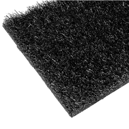 Gazon synthétique - Expo classé feu et certifié GRS - Noir - 22 mm