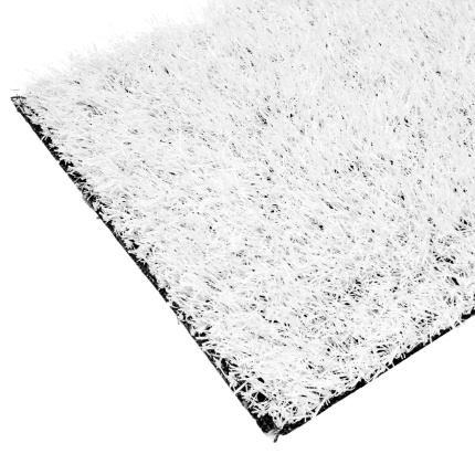 Gazon synthétique - Expo classé feu et certifié GRS - Blanc - 22 mm