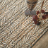 Tapis dextrieur tendance lignes organiques - vue de haut