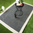 Tapis dextrieur aspect naturel Hron cendr - jardin